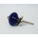 Ceramic  Knobs - Colour Blue - Kitchen Cabinet Hardware Door Decorative Dresser Pulls - Set Of 5