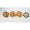 Two Design Set - Ceramic knobs - Door Handle for Kitchen Cabinets Wardrobe - Set Of 4
