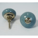 Solid Grey Ceramic Drawer Knobs - For Drawer Kitchen Cabinet Hardware Door Pulls Decorative Dresser Premium Elegance - Pack Of 5