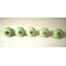 NOVELIKA - India Art Ceramic knobs. For  Kitchen Cupboard ,Furniture Home Décor,  Cabinet - Drawer - Cabinet pulls - Door knobs. (Set Of 5.)