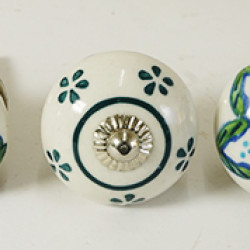 Multicolor Flower Design Ceramic Drawer Knobs - For Kitchen Cabinet Hardware Door Handle Pulls Decorative Dresser - Pack Of 5 Multicolor Flower Design Ceramic Drawer Knobs - For Kitchen Cabinet Hardware Door Handle Pulls Decorative Dresser - Pack Of 5