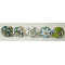 Multicolor Flower Design Ceramic Drawer Knobs - For Kitchen Cabinet Hardware Door Handle Pulls Decorative Dresser - Pack Of 5