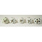 Two Color Polka Dot Design Ceramic Drawer Knobs - For Kitchen Cabinet Hardware Door Handle Pulls Decorative Dresser - Pack Of 5
