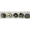 NOVELIKA - Decorative Ceramic Knobs, Likely for use on Cabinets, Drawers, or Dressers. (Set of 5)