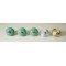 Three Design Set - Ceramic knobs - Door Handle for Kitchen Cabinets Wardrobe - Set Of 5