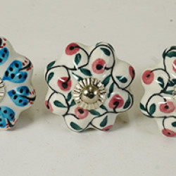 Multicolor Three Design Set - Ceramic Knobs - For Drawer Kitchen Cabinet Hardware Door Pulls Decorative Dresser Premium Elegance - Set Of 5 Multicolor Three Design Set - Ceramic Knobs - For Drawer Kitchen Cabinet Hardware Door Pulls Decorative Dresser Premium Elegance - Set Of 5