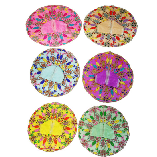 Laddu Gopal Ji Little Krishna Poshak Multicolor Dress Design (Laddu Gopal dress/poshak) Set Of 6 Laddu Gopal Ji Little Krishna Poshak Multicolor Dress Design (Laddu Gopal dress/poshak) Set Of 6