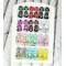 Latest Stylish Traditional Trendy Small Jhumki Pack of 12 Colors Pairs Alloy Jhumka for Women Girls Earring set.