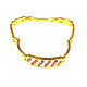 Gold Bracelet with Red and White Diamonds - for Party Wear, Festive Wear & Special Occasions - Set Of 1 Gold Bracelet with Red and White Diamonds - for Party Wear, Festive Wear & Special Occasions - Set Of 1