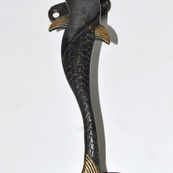 Dolphin Black Brass Kitchen Cabinet Handles - For Door, Drawer, Dressers, Cupboard High End