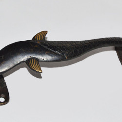Dolphin Black Brass Kitchen Cabinet Handles - For Door, Drawer, Dressers, Cupboard High End