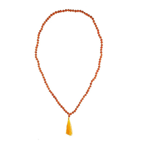 NOVELIKA -Original 5 Mukhi Rudraksha Mala -108+1 Beads For Meditation, Healing & Spiritual Energy Less (Pack of 1) NOVELIKA -Original 5 Mukhi Rudraksha Mala -108+1 Beads For Meditation, Healing & Spiritual Energy Less (Pack of 1)