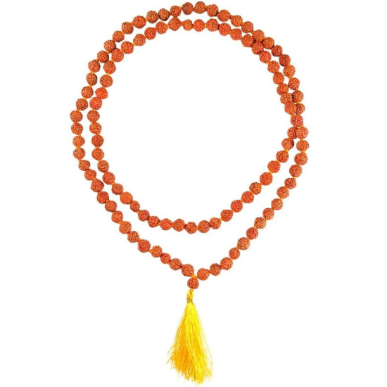 NOVELIKA -Original 5 Mukhi Rudraksha Mala -108+1 Beads For Meditation, Healing & Spiritual Energy Less (Pack of 1) NOVELIKA -Original 5 Mukhi Rudraksha Mala -108+1 Beads For Meditation, Healing & Spiritual Energy Less (Pack of 1)