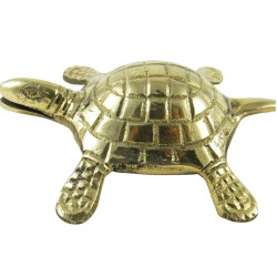 NOVELIKA -  Brass Turtle For Vastu Feng Shui Tortoise, Good Luck | Best Wishes Gift (Pack Of 1) 