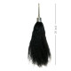 NOVELIKA-  Reshmi Black Chawar Sahib With Metal Body – Sacred Fly Whisk (Pack of 1) 20Inches.