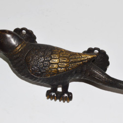 Antique Parrot Bird Door Handle Unique Brass Handle Antique Look Door Handle Unique Pull