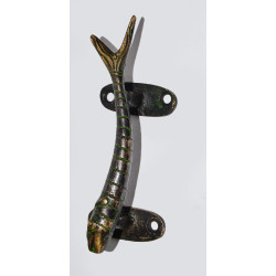 Antique Fish Shaped Brass Cabinet Handles Unique Door Handle Drawer Pulls Luxurious