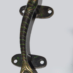 Antique Fish Shaped Brass Cabinet Handles Unique Door Handle Drawer Pulls Luxurious