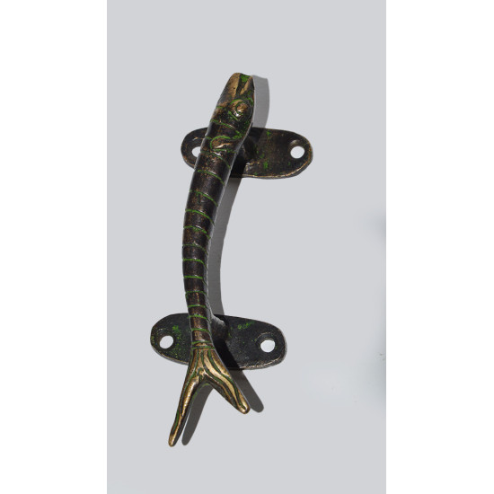 Antique Fish Shaped Brass Cabinet Handles Unique Door Handle Drawer Pulls Luxurious