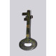 Stylist Green Big Key Door Handle Unique Brass Handle Antique Door Handle Unique Pull