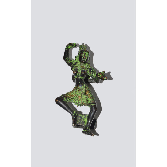 NOVELIKA - Brass Indian Dancing Lady Door Handle (Pack of 1)