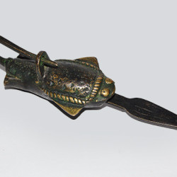 Antique Of Brass Fish Padlock -  For Home Decor Collection Or Gifting