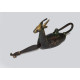 Deer Design Lock Finish Brass Animal Padlock - For  Home Decor Collection Or Gifting (Brass 100%)