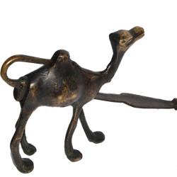 Vintage Style Rare Camel Shape Brass Padlock - For Collection Or Gifting Home Decor