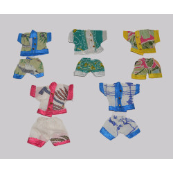 NOVELIKA -0-1 Multicolor Design Cotton Kurta & Dhoti/Shorts Set for Bal Gopal Idol- Soft Fabric Krishna Idol (Pack of 5 )  NOVELIKA -0-1 Multicolor Design Cotton Kurta & Dhoti/Shorts Set for Bal Gopal Idol- Soft Fabric Krishna Idol (Pack of 5 )
