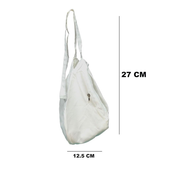 NOVELIKA - Gomukhi Japa Bag for Jaap Mala – White Cotton Chanting Bag for Meditation, Mantra, Prayer (Pack of 1) NOVELIKA - Gomukhi Japa Bag for Jaap Mala – White Cotton Chanting Bag for Meditation, Mantra, Prayer (Pack of 1)
