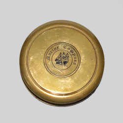 Solid Brass Sundial Marine Compass Camping - Robert Frost The Road Not Taken Metal Compass 