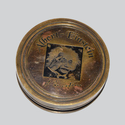 Antique Brass Sundial Marine Compass Camping/Hiking Steampunk Accessory Albert - Einstein Metal Compass