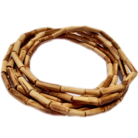 Novelika Original 3 Round Tulsi Kanthi Mala Or Pure Holy Basil Three Layer Wooden Chain For Neck, Tulasi Wood Mala, Adults Unisex - Set Of 1 Novelika Original 3 Round Tulsi Kanthi Mala Or Pure Holy Basil Three Layer Wooden Chain For Neck, Tulasi Wood Mala, Adults Unisex - Set Of 1