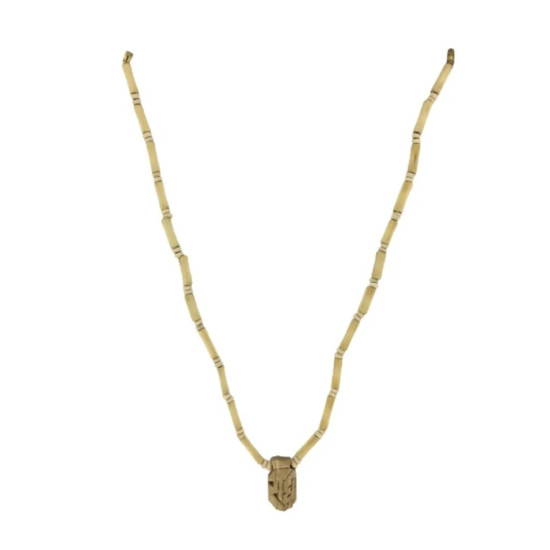 Novelika Original Tulsi Mala With Locket For Neck | Holy Basil Tulasi Beads Necklace