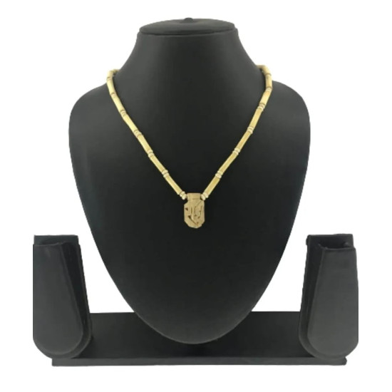 Novelika Original Tulsi Mala With Locket For Neck | Holy Basil Tulasi Beads Necklace