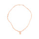 Novelika Original Unisex Design Tulsi Kanthi Mala With Radha Engraved In Hindi Front Pendant/Locket 