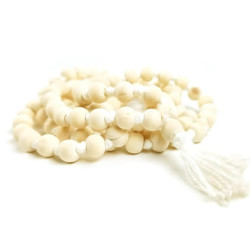 Novelika Pure Tulsi Japa Mala 108 + 1 Beads Original Daily Mantra Japa With Tassel,Holy Basil Chanting Beads,