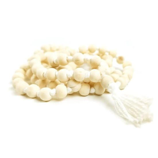 Novelika Pure Tulsi Japa Mala 108 + 1 Beads Original Daily Mantra Japa With Tassel,Holy Basil Chanting Beads,