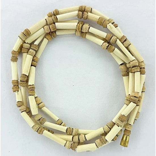 Novelika Tulsi Kanthi Mala Tulasi Mala For Neck, 2 Round | Holy Basil Wood Necklace Novelika Tulsi Kanthi Mala Tulasi Mala For Neck, 2 Round | Holy Basil Wood Necklace