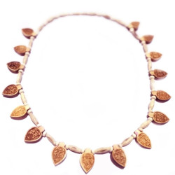 Novelika Design Tulsi Mala With Hare Krishna Hare Ram Pendan In  Bangla Locket - Set Of 1