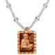 Bajrangbali Hanuman Ji Jai Sita Ram Engraved Design Tulsi Mala Or Holy Basil Necklace With Wooden Pendant Locket - Set Of 1 Bajrangbali Hanuman Ji Jai Sita Ram Engraved Design Tulsi Mala Or Holy Basil Necklace With Wooden Pendant Locket - Set Of 1