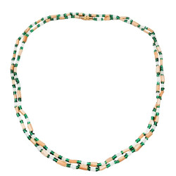 Novelika Original 2 Round Tulsi Kanthi Mala /Holy Basil Wooden Mala, Adults Unisex Novelika Original 2 Round Tulsi Kanthi Mala /Holy Basil Wooden Mala, Adults Unisex