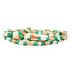 Novelika Original 2 Round Tulsi Kanthi Mala /Holy Basil Wooden Mala, Adults Unisex 