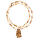 Novelika Original Tulsi Kanthi Mala With Radha Krishna Pendant Locket For Neck, Adults Unise Novelika Original Tulsi Kanthi Mala With Radha Krishna Pendant Locket For Neck, Adults Unise