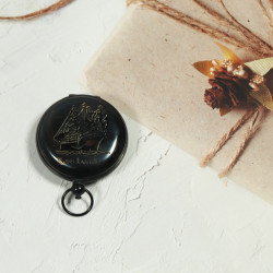 Novelika  Beautiful Black Color Rose London Brass Sundial Compass Nautical Maritime Compass Gift And Home  Decor ( A3198515 )
