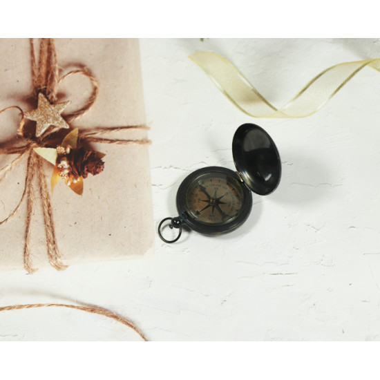 Novelika  Beautiful Black Color Rose London Brass Sundial Compass Nautical Maritime Compass Gift And Home  Decor ( A3198515 )