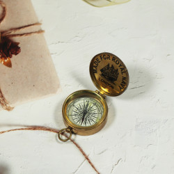 Novelika Beautiful Gold Color Royal Navy Brass Sundial Compass Nautical Maritime Compass Gift And Home Decor  ( A3670165 )