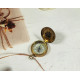 Novelika Beautiful Gold Color Royal Navy Brass Sundial Compass Nautical Maritime Compass Gift And Home Decor  ( A3670165 )