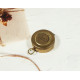 Novelika Beautiful Gold Color Royal Navy Brass Sundial Compass Nautical Maritime Compass Gift And Home Decor  ( A3670165 )