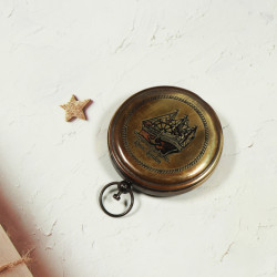 Novelika Beautiful Bronze Color Ross London  Ship Design Navigational Maritime Nautical And Pocket Brass Compass For Gift And Home Decor ( A4563596 )